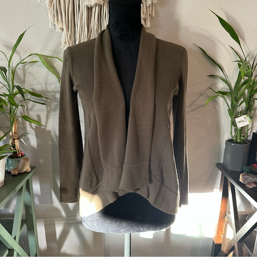 GAP Cashmere blend Taupe Knit Cardigan
